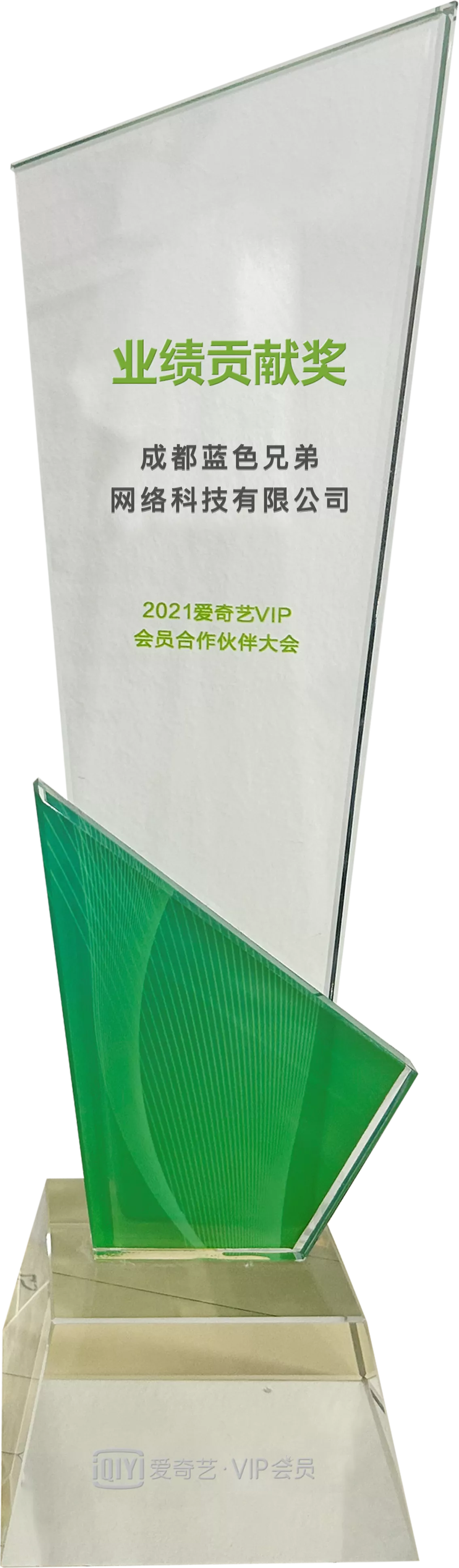 2021年爱奇艺VIP合作伙伴业绩贡献奖