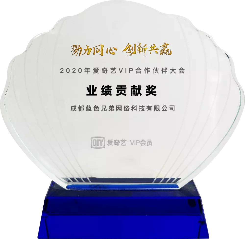 2020年爱奇艺VIP合作伙伴业绩贡献奖